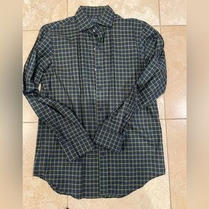 EUC Polo Ralph Lauren 120’s Twill plaid Small